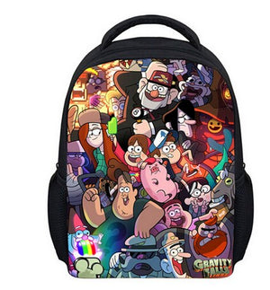 13 Inch Kids Backpack Adventure Time Children School Bags Boys Girls Daily Backpacks Students Bag Mochila Gift