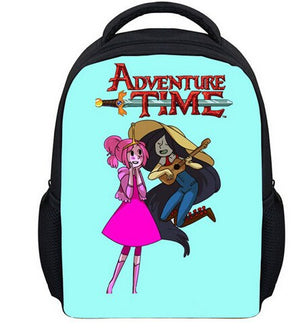 13 Inch Kids Backpack Adventure Time Children School Bags Boys Girls Daily Backpacks Students Bag Mochila Gift