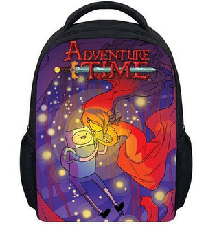 13 Inch Kids Backpack Adventure Time Children School Bags Boys Girls Daily Backpacks Students Bag Mochila Gift