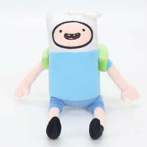 13-21cm Adventure Time Plush Keychain Toys Finn Jake Penguin Gunter Beemo BMO Soft Stuffed Animal Dolls Pendant Party Supplies