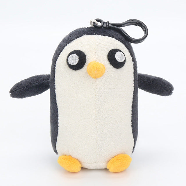 13-21cm Adventure Time Plush Keychain Toys Finn Jake Penguin Gunter Beemo BMO Soft Stuffed Animal Dolls Pendant Party Supplies
