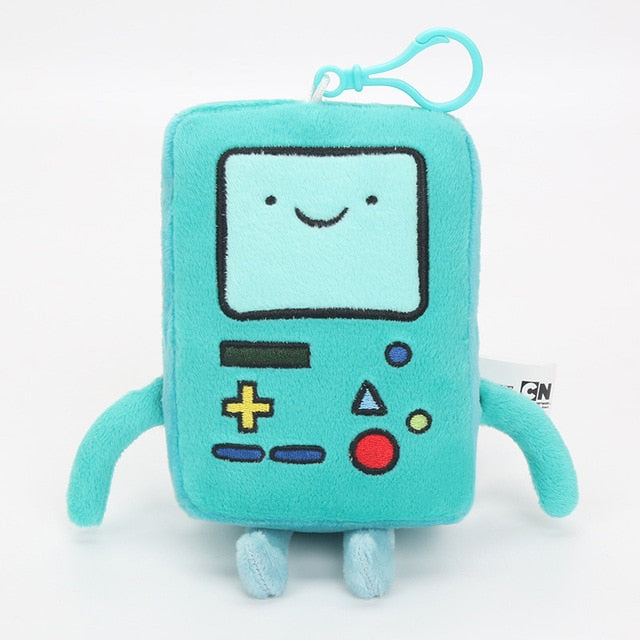 13-21cm Adventure Time Plush Keychain Toys Finn Jake Penguin Gunter Beemo BMO Soft Stuffed Animal Dolls Pendant Party Supplies