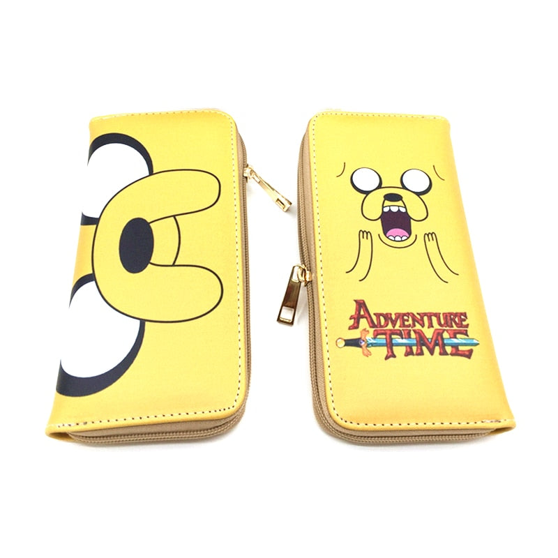 lovely unicorn Adventure Time yellow dog woman long case wallet Zipper Bag Long Clutch Card Holder Purse Carteira Feminina