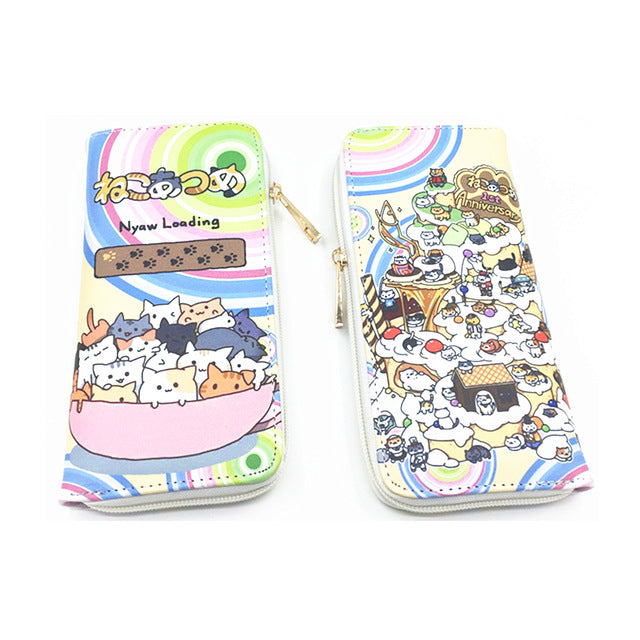 lovely unicorn Adventure Time yellow dog woman long case wallet Zipper Bag Long Clutch Card Holder Purse Carteira Feminina