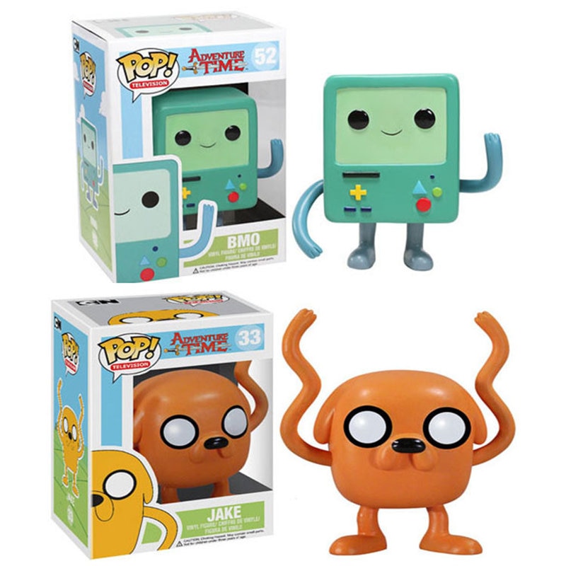 FUNKO POP Adventure time-BMO & JAKE PVC Action Figure Collectible Model Toys for Kids gift
