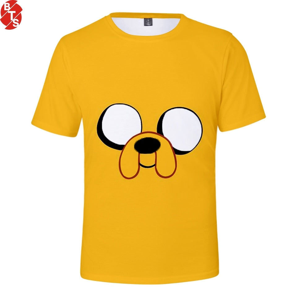 Adventure Time 3D Printed T-shirts Women/Men Fashion Summer Short Sleeve Tshirts 2019 Hot Sale Casual Streetwear Tee Shirts