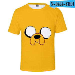 Adventure Time 3D Printed T-shirts Women/Men Fashion Summer Short Sleeve Tshirts 2019 Hot Sale Casual Streetwear Tee Shirts