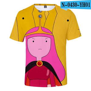 Adventure Time 3D Printed T-shirts Women/Men Fashion Summer Short Sleeve Tshirts 2019 Hot Sale Casual Streetwear Tee Shirts