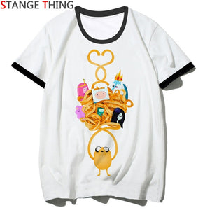 Adventure Time Play Video Games Funny T Shirt  for Men/women Cartoon Print T-shirt Summer Unisex Tshirt Cool Top Tee Male/female