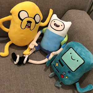 big size Adventure Time Plush Toys Finn Jake BMO Soft Stuffed Animal Dolls Party Supplies girl boy birthday gifts free shipping