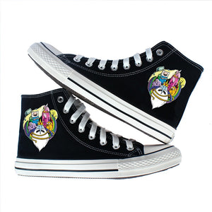 anime Adventure Time canvas shoes women men High Top casual shoes Canvas shoes teenagers print Leisure Sneakers Shoes