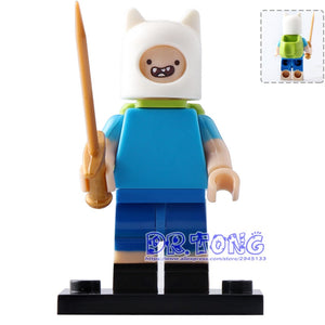 20PCS/LOT KF993 Super Heroes Adventure Time The Human Finn Dolls Bricks Action Building Blocks Education Toys for Children